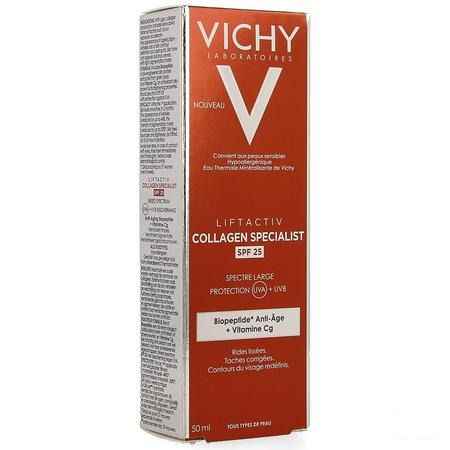 Vichy Liftactiv Collageen Spec Spf25 Dag  -  Vichy
