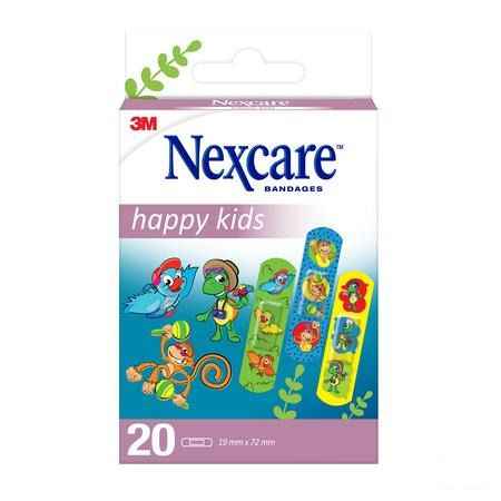 Nexcare 3M Happy Kids Strips 20 N0920Nlw  -  3M
