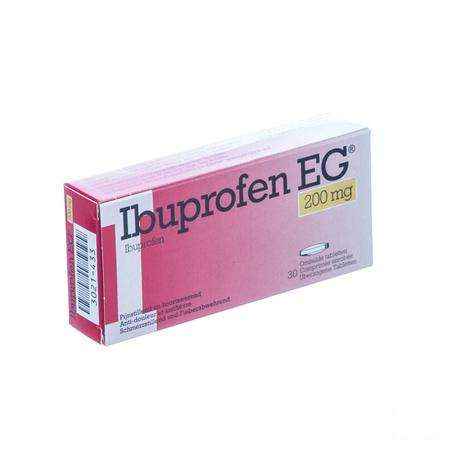 Ibuprofen EG 200 mg Comprimes Enrobes 30 X 200 mg  -  EG