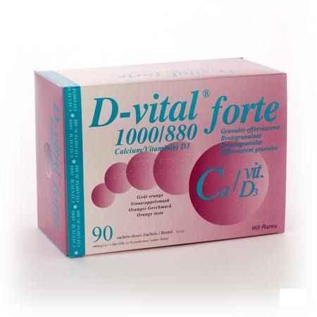 D Vital Forte Sinaas 1000/880 Zakje 90  -  Will Pharma