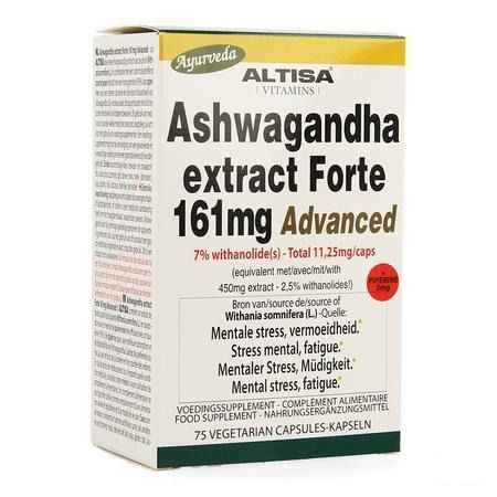 Altisa Ashwagandha Forte 161 mg Advanced Capsule 75  -  Dieximport