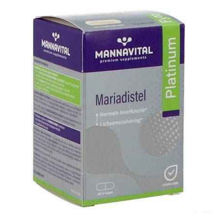 Mannavital Mariadistel Platinum V-Capsule 60