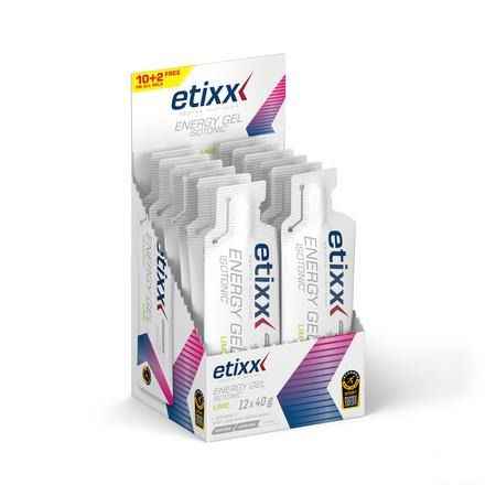 Etixx Isotonic Energy Gel Lime 12x40 gr