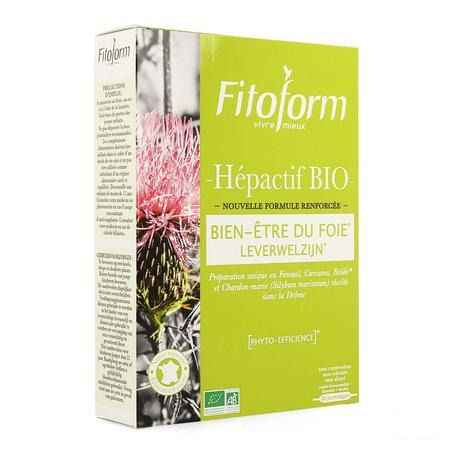Hepactif Bio Ampoule 20x10 ml Fitoform  -  Bioholistic Diffusion