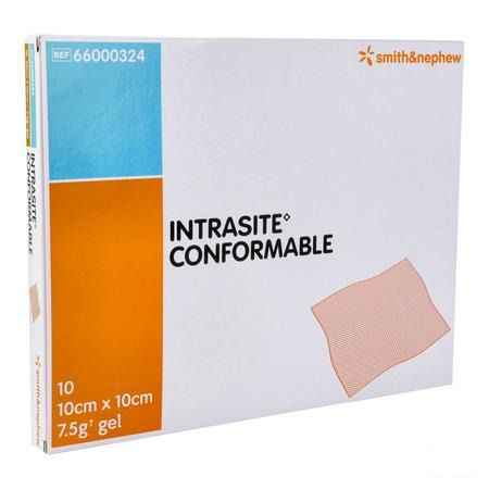 Intrasite Confor. Kp + gel 10x10cm 10 66000324  -  Smith Nephew